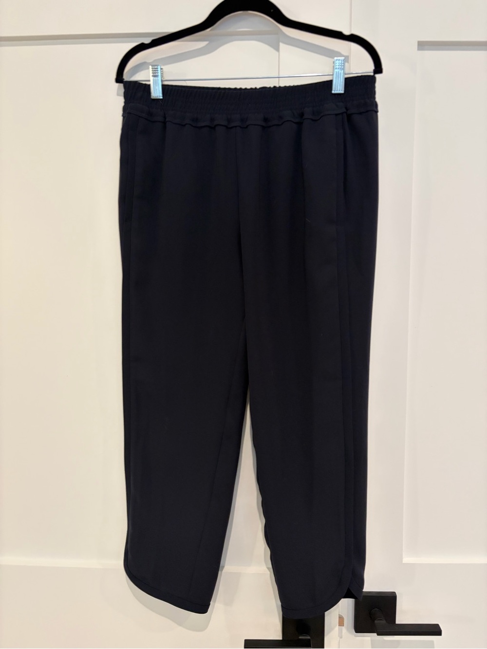 Jcrew Cropped Pull-On Pants in Navy